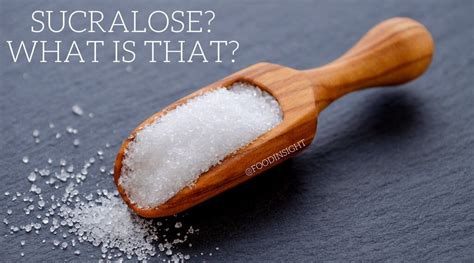 what is sucralose used for